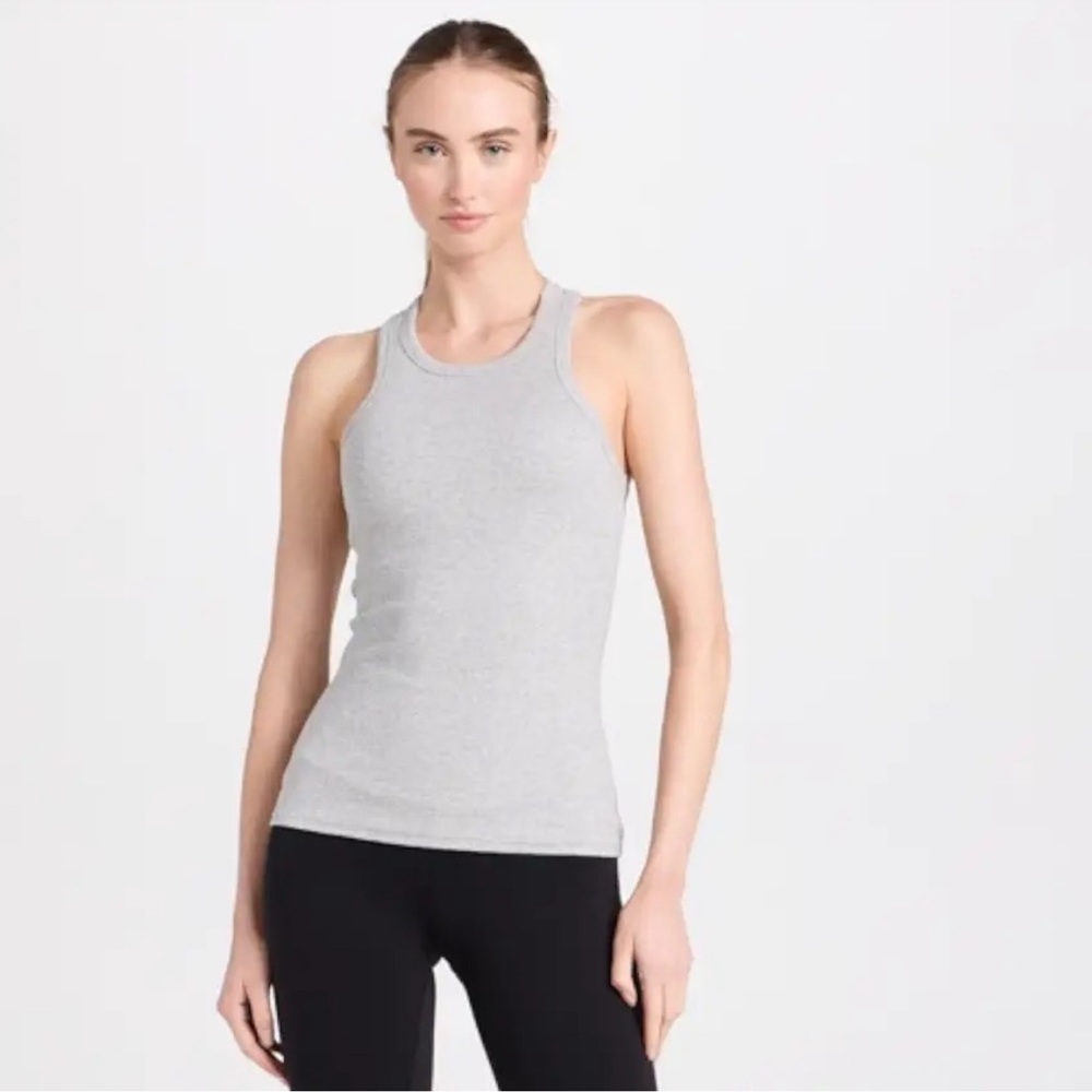Alo Yoga Ribbed Aspire Full Length Cotton Tank Top
Oatmeal Tan Size small